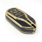 новый послепродажный нано высококачественный чехол для удаленного ключа Maserati 4 кнопки черного цвета | Ключи от Эмирейтс -| thumbnail