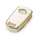 New Aftermarket Nano High Quality Cover For Opel Flip Remote Key 2 Buttons White Color | Emirates Keys -| thumbnail