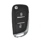 Citroen Flip Remote Key Shell 2 botões sem bateria