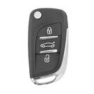 Guscio chiave telecomando Citroen Flip 3 pulsanti senza supporto batteria