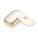 New Aftermarket Nano High Quality Cover For Hyundai Tucson Remote Key 3 Buttons White Color| Emirates Keys -| thumbnail