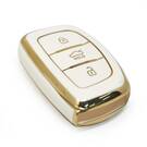 Новый вторичный рынок Nano Высококачественная крышка для Hyundai Tucson Smart Remote Key 3 кнопки белого цвета | Ключи от Эмирейтс -| thumbnail
