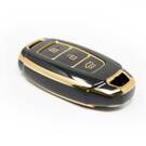 New Aftermarket Nano High Quality Cover For Hyundai Remote Key 3 Buttons Black Color | Emirates Keys -| thumbnail