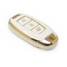 New Aftermarket Nano High Quality Cover For Hyundai Remote Key 3 Buttons White Color | Emirates Keys -| thumbnail