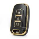 Nano High Quality Cover For KIA Hyundai Remote Key 3 Buttons Black Color
