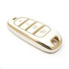 nueva cubierta de alta calidad nano del mercado de accesorios para hyundai sonata llave remota 3 + 1 botones color blanco | Claves de los Emiratos -| thumbnail