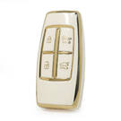 Nano High Quality Cover For Genesis Remote Key 3+1 Buttons White Color