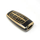 Nueva cubierta Nano de alta calidad del mercado de accesorios para llave remota Genesis 7 + 1 botones de inicio automático Color negro | Cayos de los Emiratos -| thumbnail