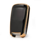 Nano Cover pour Opel Flip Remote Key 3 boutons couleur noire | MK3 -| thumbnail