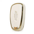 Nano Cover pour Chevrolet Remote Key 4 boutons couleur blanche | MK3 -| thumbnail