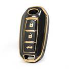 Nano High Quality Cover For Infiniti Remote Key 3 Buttons Sedan Black Color