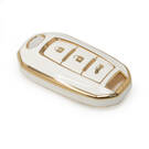 Nueva cubierta de alta calidad Nano del mercado de accesorios para llave remota Infiniti 3 botones Color blanco sedán | Claves de los Emiratos -| thumbnail