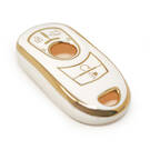nueva cubierta de alta calidad nano del mercado de accesorios para llave remota de buick 4 + 1 botones de inicio automático color blanco | Claves de los Emiratos -| thumbnail