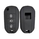 Citroen Flip Remote Key 3 Düğme İçin Silikon Kılıf