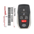 Brand New Toyota Rav4 2021 Smart Remote Key 5 Buttons 315MHz 8990H-42380 8990H42380 / FCCID: HYQ14FBX | Emirates Keys -| thumbnail