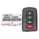 NEW Toyota Camry Aurion Avalon Corolla 2014-2017 Genuine/OEM Smart Key 4 Buttons 433MHz 89904-33460 / 89904-12340 | Emirates Keys -| thumbnail
