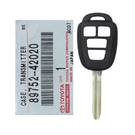 Toyota Corolla 2014 Genuine Remote Key Shell 89752-42020 | MK3 -| thumbnail