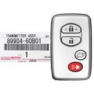 Nouvelle clé intelligente d'origine/OEM Toyota Land Cruiser 2013-2015 4 boutons 433 MHz 89904-60B01 / 89904-60B02 / 89904-60B03 | Emirates Keys -| thumbnail