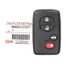 NOUVEAU Toyota Avalon 2011-2012 Clé d'origine/OEM 4 boutons 433 MHz Numéro de pièce du fabricant : 89904-07071 89904-07072 / FCCID : 14AAC | Clés Emirates -| thumbnail