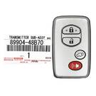 Nouvelle télécommande Toyota Highlander Kluger 2010 d'origine/OEM Smart Key 4 boutons 315 MHz 89904-48B70 8990448B70 / FCCID : B77EH | Clés Emirates -| thumbnail