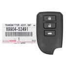 New Toyota Vios Yaris 2014 Genuine Smart Key 3 Buttons 433MHz 89904-52491, 89904-52492, 89904-52432 / FCCID: BF2EK | Emirates Keys -| thumbnail