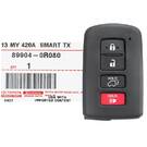 Yepyeni Toyota Rav4 2013-2018 Orijinal/OEM Akıllı Anahtar 4 Düğme 315MHz 89904-42070 8990442070 89904-0R080 89904 0R080 / FCCID: HYQ14FBA -| thumbnail