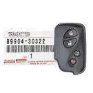 Brand NEW Lexus IS GS ES LS460 2007-2008 Genuine/OEM Smart Key 4 Buttons 433MHz 89904-30322 / 89904-30323 / FCCID: 14AAC | Chaves dos Emirados -| thumbnail