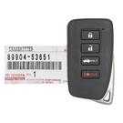 العلامة التجارية الجديدة لكزس IS 2014-2018 اصلي / OEM Smart Key 4 أزرار 315MHz 89904-53651 8990453651 / FCCID: HYQ14FBA | الإمارات للمفاتيح -| thumbnail