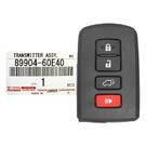NEW Toyota Land Cruiser 2016-2017 Genuine/OEM Smart Key Remote 4 Buttons 433MHz 89904-60E40 8990460E40 / FCCID: BH1EK | Emirates Keys -| thumbnail