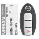 Novo Nissan Murano 370Z 2009-2013 Genuine/OEM Smart Key Remote 3 Buttons 315MHz Número da peça do fabricante: 285E3-1AA7A / 285E3-1AA5A, FCCID KR55WK49622 -| thumbnail