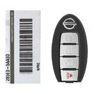 Nuevo Nissan Pathfinder Titan Murano 2015-2018 Genuine Smart Key Remote 4 Botones 433MHz 285E3-5AA3D / 285E3-5AA3C / FCCID: KR5S180144014 S180144313| Claves de los Emiratos -| thumbnail