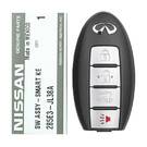 Brand New Infiniti G37 2010 Genuine/OEM Smart Key Remote 4 Buttons 433MHz 285E3-JL38A 285E3JL38A / FCCID: 5WK49671 | Emirates Keys -| thumbnail