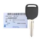 Chevrolet Spark Genuine Key 8E Transponder 94823321 - Reemplazo de llave transpondedor de llaves Emirates, transpondedor de llave de coche a bajo precio. -| thumbnail