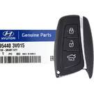 НОВЫЙ Hyundai Azera 2012-2015, оригинальный/OEM, дистанционный смарт-ключ, 3 кнопки, 433 МГц, 95440-3V015 / 5440-3V035, идентификатор FCC: SEKS-HG11BOB | Ключи Эмирейтс -| thumbnail