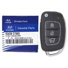 Hyundai I20 2015-2016 Genuine Flip Remote Key 3 Buttons 433MHz 95430-C7600 95430C7600 / FCCID: RKE-4F22 OEM Box | MK3 -| thumbnail