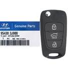 Novo Hyundai Veracruz 2009 Genuine/OEM Flip Remote Key 3 Buttons 433MHz 95430-3J900 954303J900 / FCCID: SVI-2ENFEU03 | Chaves dos Emirados -| thumbnail