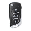Xhorse VVDI Strumento Chiave VVDI2 Chiave Remota Flip 3 Pulsanti Stile Peugeot/Citroen XEDS01EN
