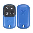 New Xhorse Vvdi Key Tool Vvdi2 Wire Garage Remote Key 4 Button Xkxh01en Blue compatible with all the VVDI tools| Emirates Keys -| thumbnail