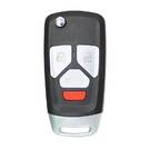 Keydiy KD Universal Flip Remote Key 3 + 1 زر Audi Type B27-3 + 1