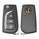 Nuovo strumento chiave XHORSE VVDI VVDI2 Chiave remota universale a filo 3 pulsanti Stile Toyota XKTO00EN compatibile con tutti gli strumenti VVDI | Chiavi degli Emirati -| thumbnail