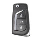 XHORSE VVDI Strumento chiave VVDI2 Chiave telecomando universale a filo 3 pulsanti Stile Toyota XKTO00EN
