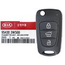 NOVO KIA Sportage 2012 Genuine/OEM Flip Remote Key 3 Buttons 433MHz 95430-3W500 954303W500 / FCCID: SEKS-AM10Tx | Chaves dos Emirados -| thumbnail