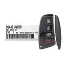 Nuovissimo telecomando Smart Key originale Hyundai Azera 2011/OEM a 4 pulsanti 433 MHz Numero parte OEM: 95440-3V030 / 95440-3V000 | Chiavi degli Emirati -| thumbnail