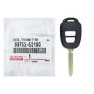 New Toyota Yaris 2014 Genuine Remote Key Shell 2 Buttons Transponder ID: G OEM Part Number: 89752-52190 | Emirates Keys -| thumbnail