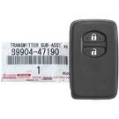 Chiave intelligente europea Toyota IQ Prius nuova di zecca 2 pulsanti 433 MHz 89904-47190 8990447190 / FCCID: B74EA | Chiavi degli Emirati -| thumbnail