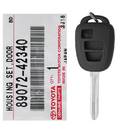Toyota Rav4 Genuine Remote Shell 2014 3 Button with H Chip 89072-42340 And a lot of Emirates Keys -| thumbnail