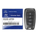 NUEVO Hyundai Accent 2018-2020 Genuine/OEM Flip Remote Key 4 Botones 433MHz 95430-J0700 95430J0700, FCCID: NYOSYEC4TX1707 | Claves de los Emiratos -| thumbnail