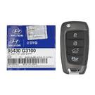 NUOVO Hyundai Elantra GT 2017-2019 Genuine/OEM Flip Remote Key 4 Pulsanti 433MHz 95430-G3100 95430G3100 - FCCID: OSLOKA-450T | Chiavi degli Emirati -| thumbnail