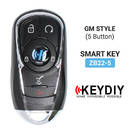 Keydiy KD Universal Smart Remote Key Buick Type ZB22-5 - MK16311 - f-3 -| thumbnail