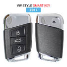 Keydiy KD Universal Smart Remote Key 3 Buttons VW Type ZB17 Work With KeyDiy KD-X2 Remote Maker and Cloner | Emirates Keys -| thumbnail